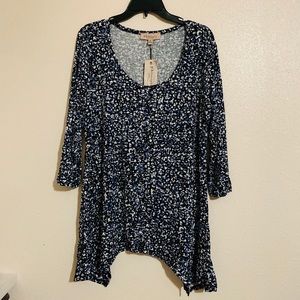 [Philosophy] Blue Leopard Tunic